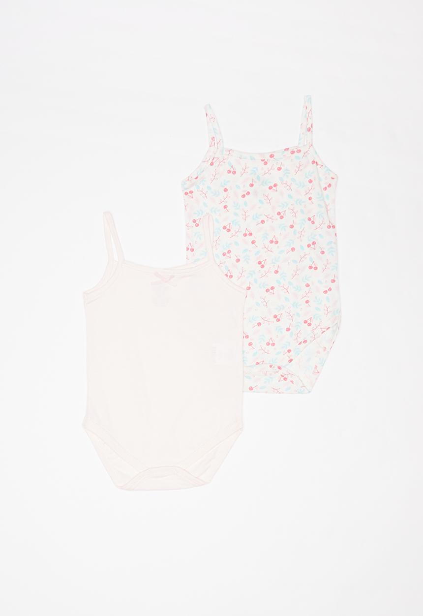 Baby Corner - 2 Pack sleeveless bodysuit - multi