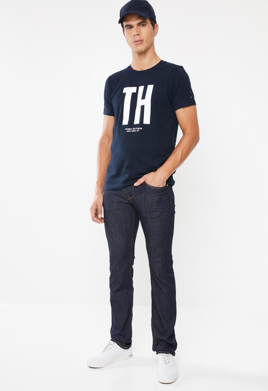 Tommy Hilfiger - Denton straight leg jeans - navy