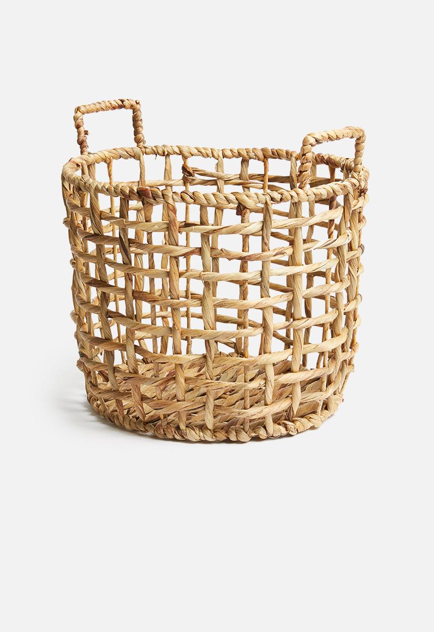 H&S - Water hyacinth baskets - set of 2