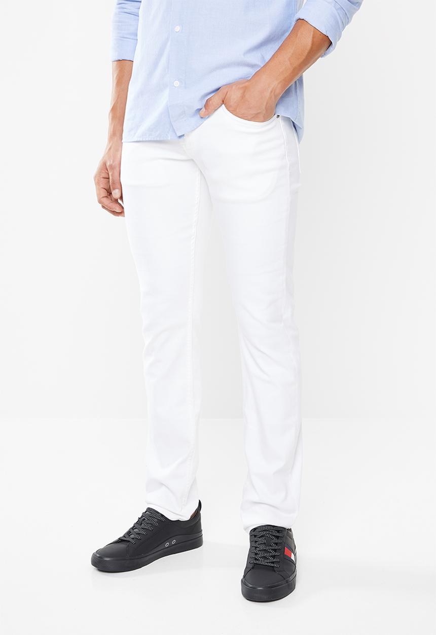 Tommy Hilfiger - Denton straight leg jeans - white