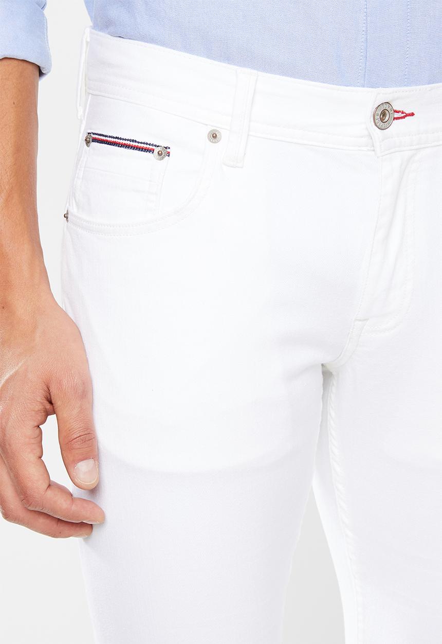Tommy Hilfiger - Denton straight leg jeans - white