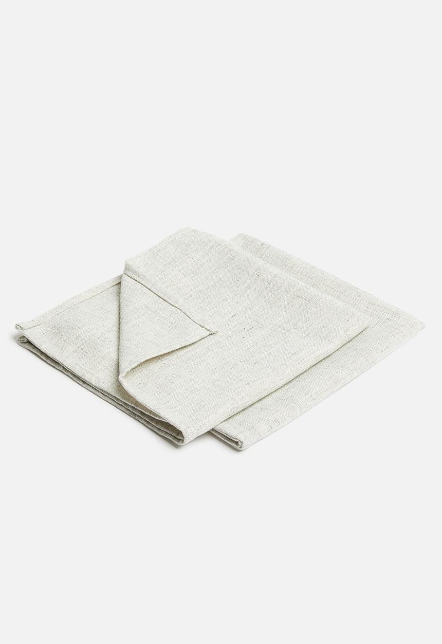 Hertex Haus - Seek napkin set of 2 - oats (40x40)