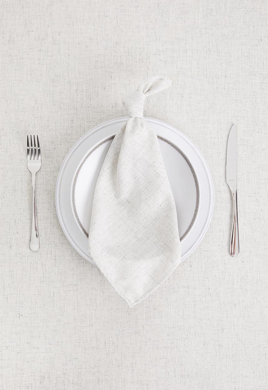 Hertex Haus - Seek napkin set of 2 - oats (40x40)