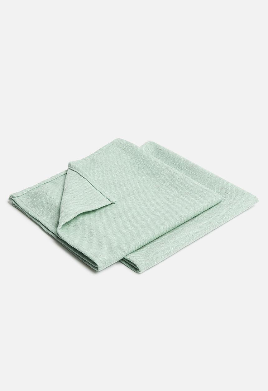 Hertex Haus - Seek napkin set of 2 - sky (40x40)