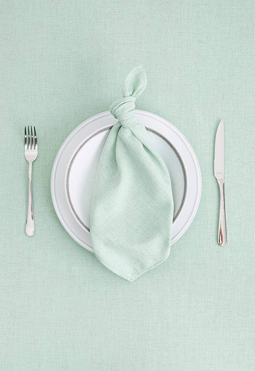 Hertex Haus - Seek napkin set of 2 - sky (40x40)