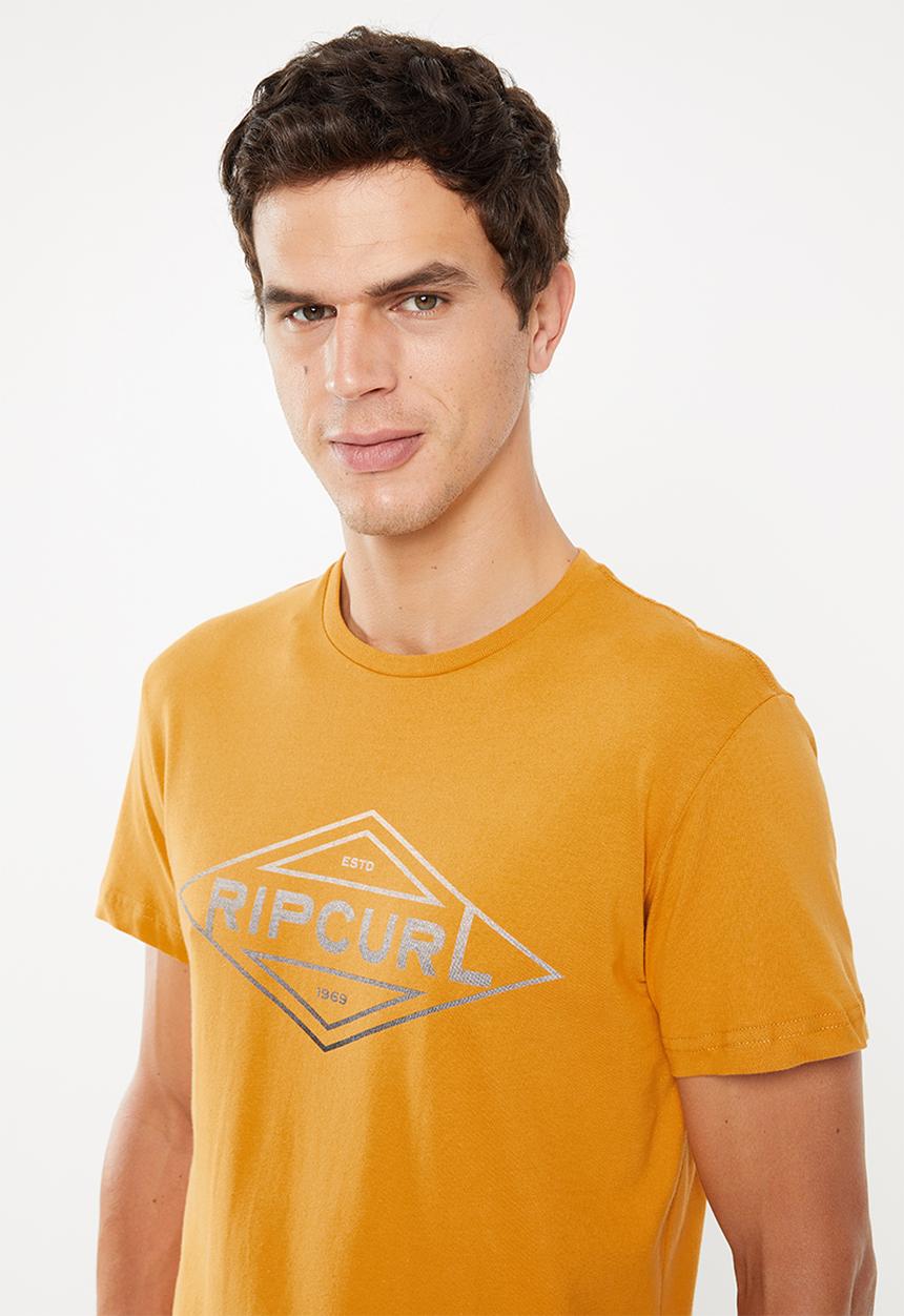 Rip Curl - Palm tubes short sleeve tee - yellow