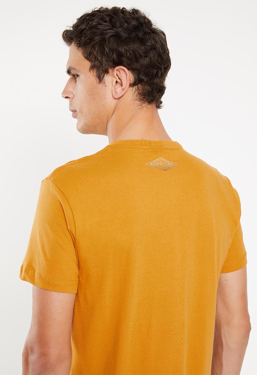 Rip Curl - Palm tubes short sleeve tee - yellow