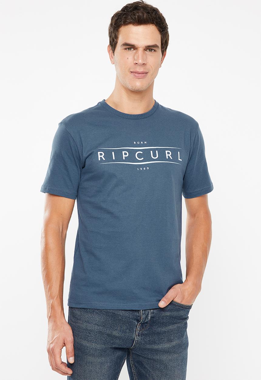 Rip Curl - Boarders short sleeve tee - blue