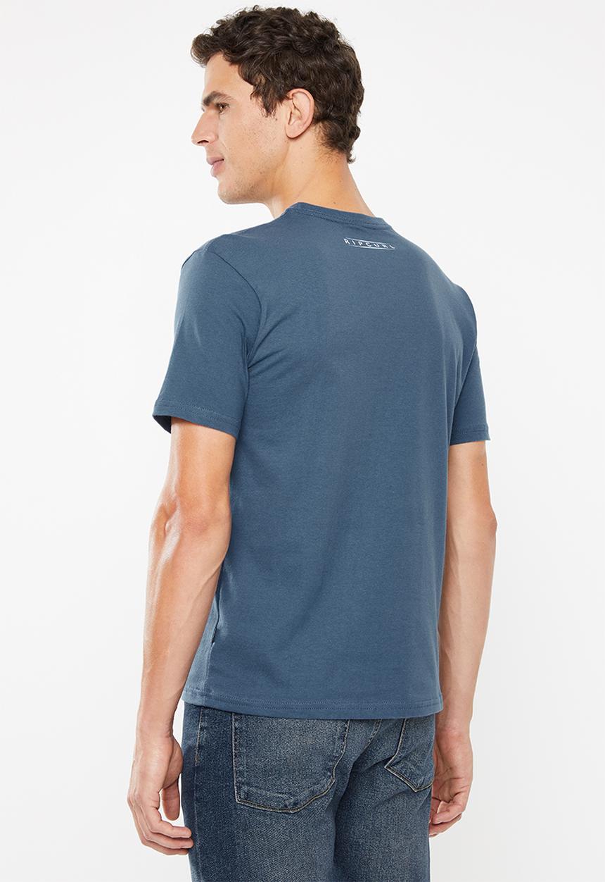 Rip Curl - Boarders short sleeve tee - blue