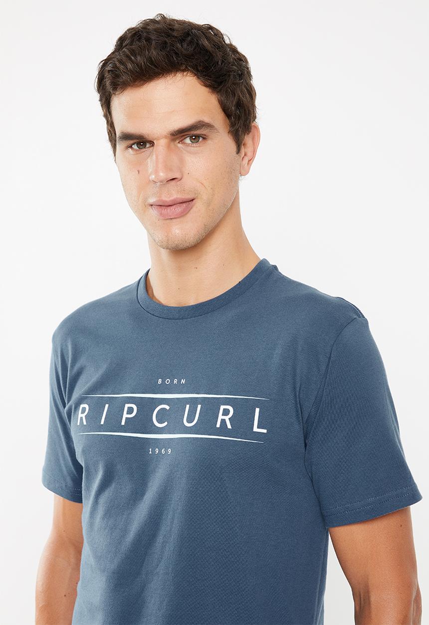 Rip Curl - Boarders short sleeve tee - blue