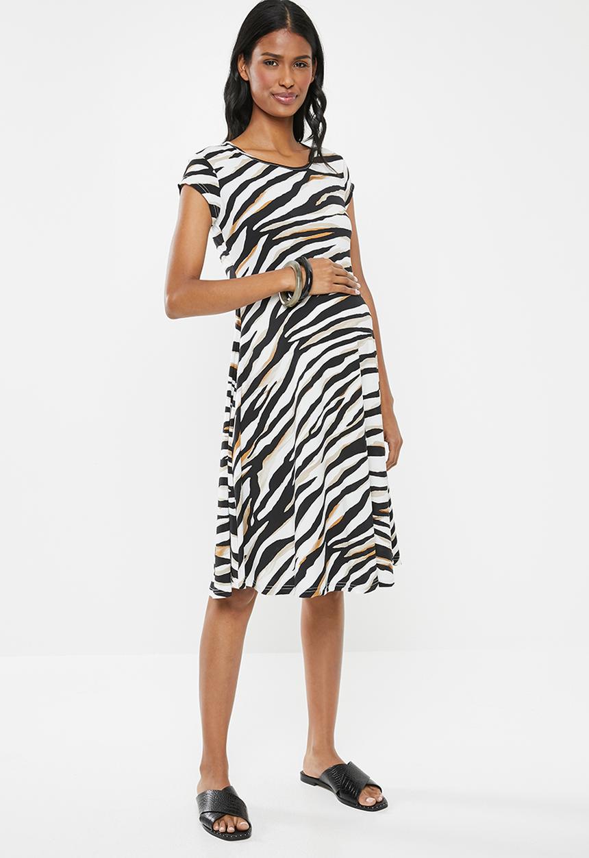 edit Maternity - Maternity Fit and flare dress - multi