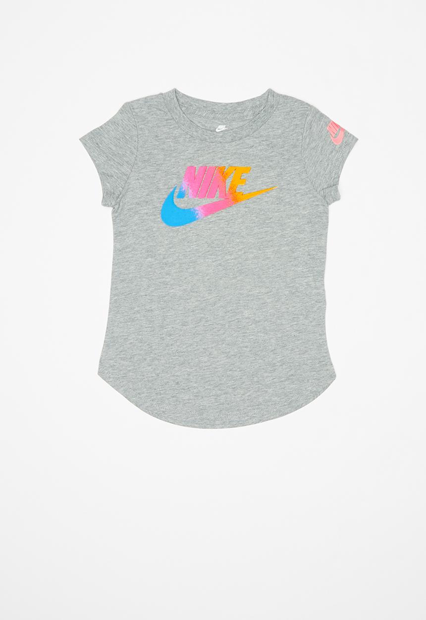 Nike - Nike girls futura spanish floral tee - grey