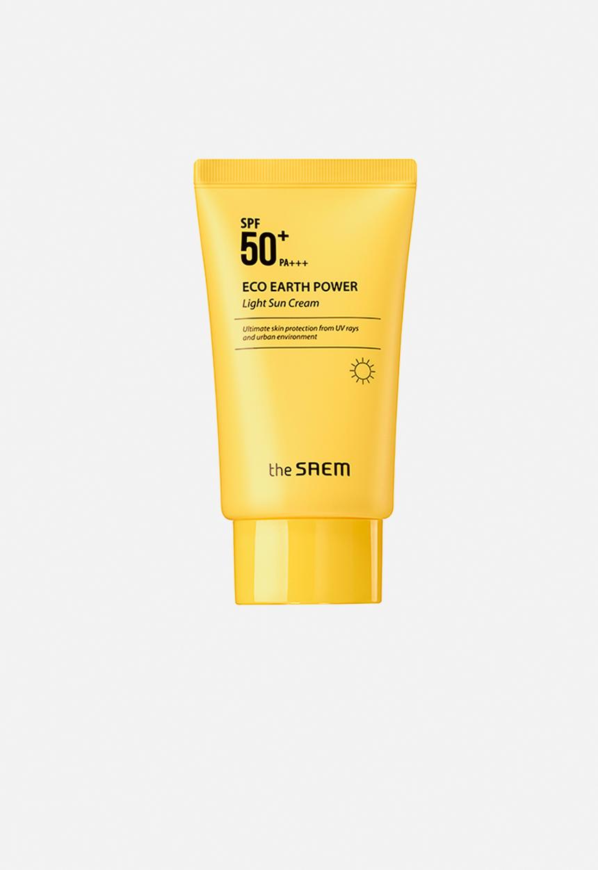 the SAEM - Eco Earth Power Light Sun Cream SPF50