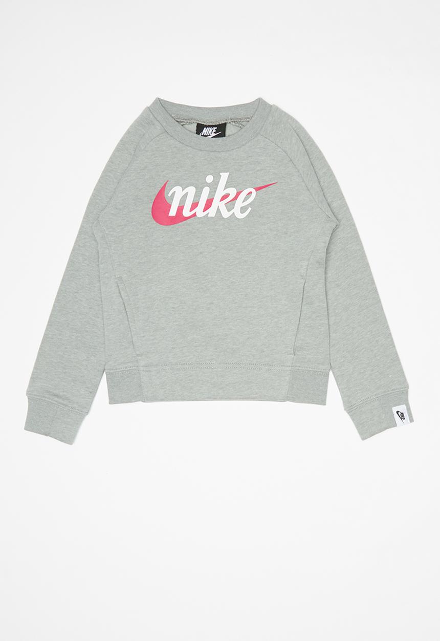 Nike - Nike long sleeve crew - grey