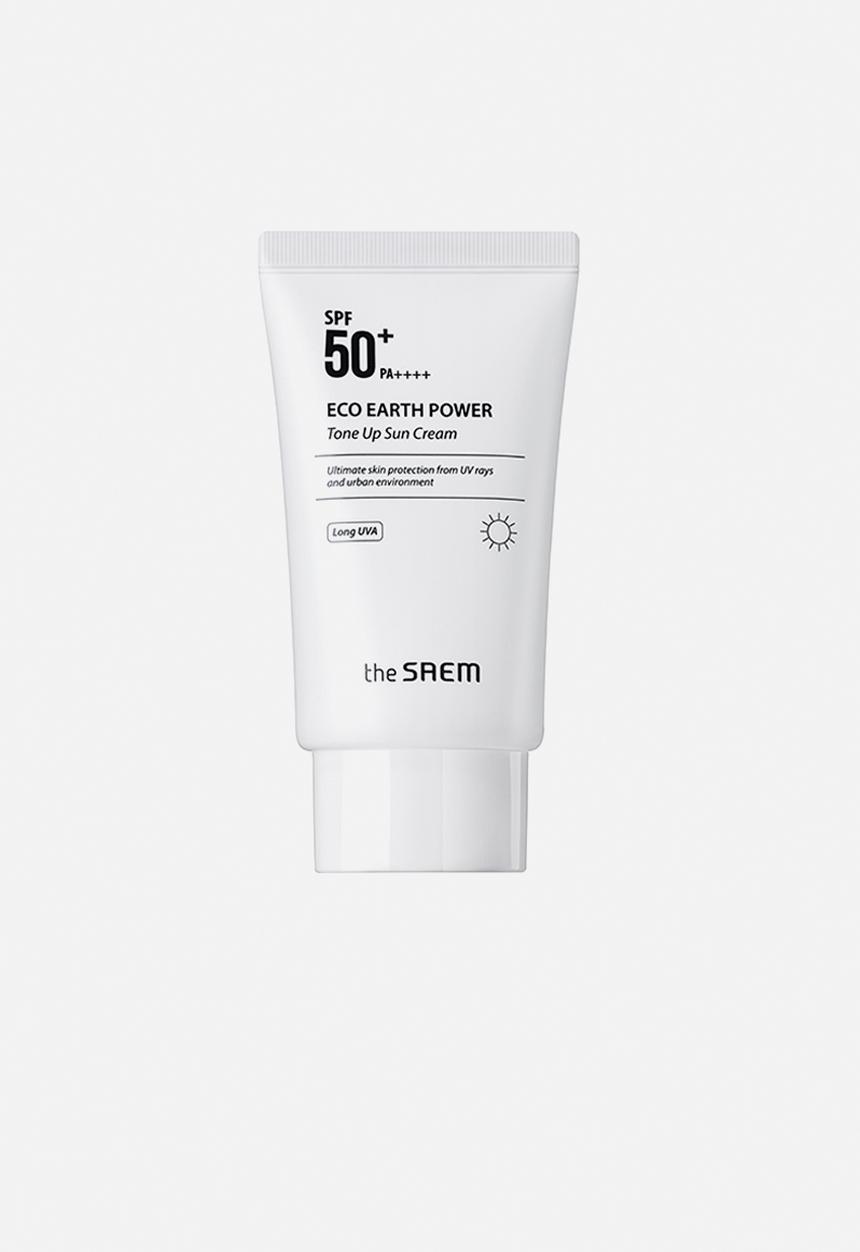the SAEM - Eco Earth Power Tone Up Sun Cream SPF50