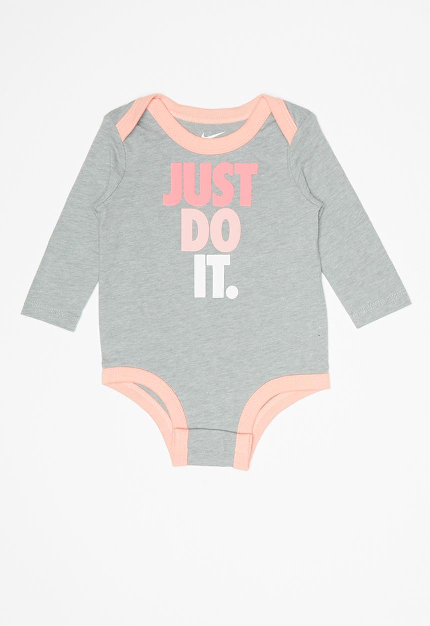 Nike - Graphic long sleeve bodysuit 3 pack - multi