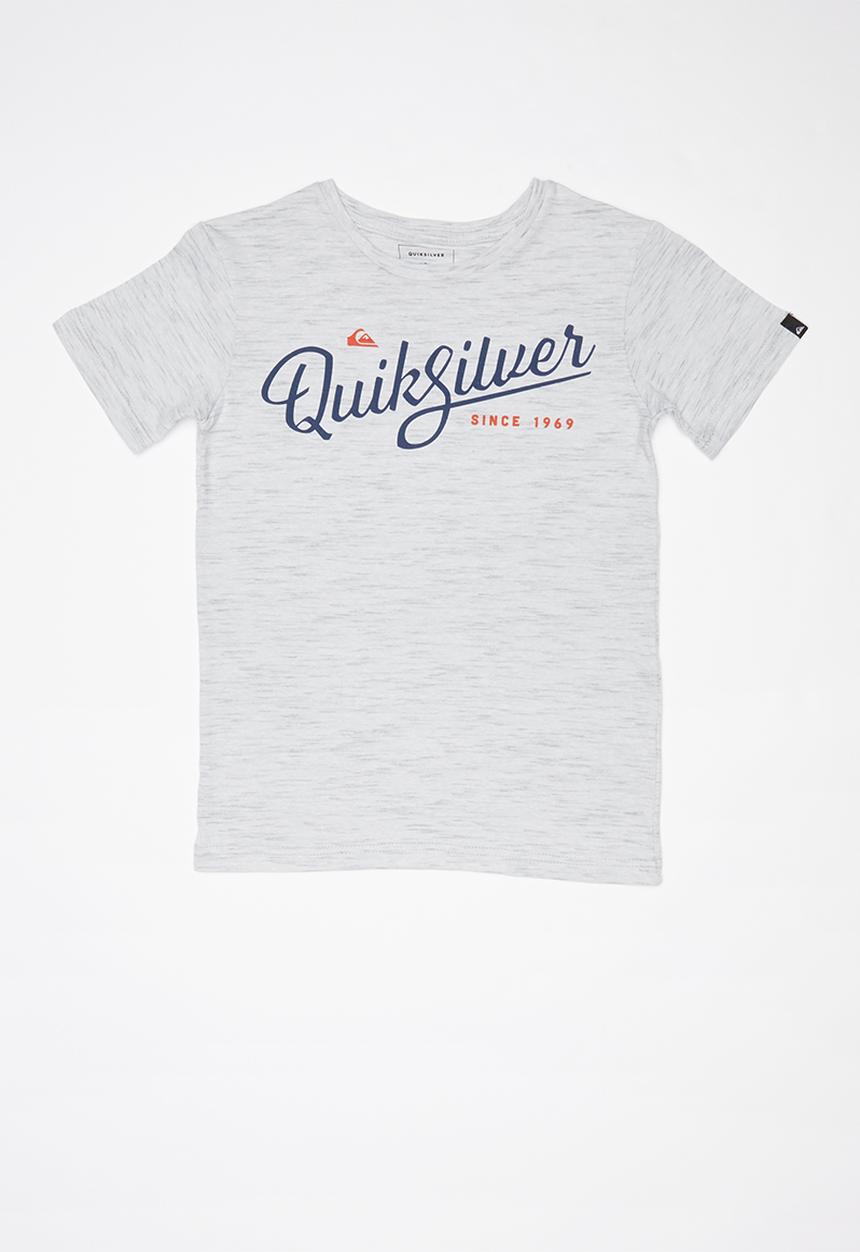 Quiksilver - Radio song short sleeve T-shirt - grey