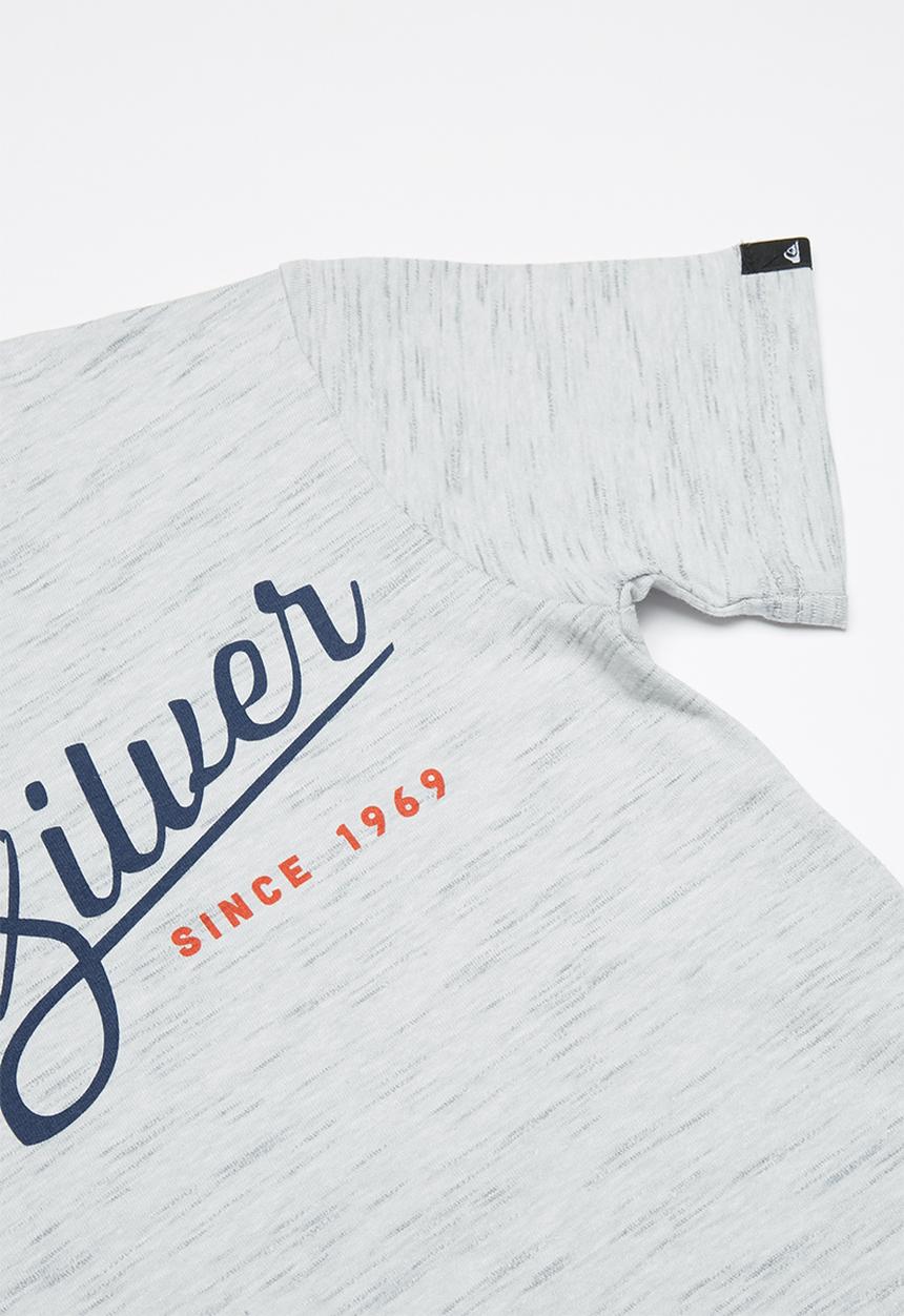 Quiksilver - Radio song short sleeve T-shirt - grey