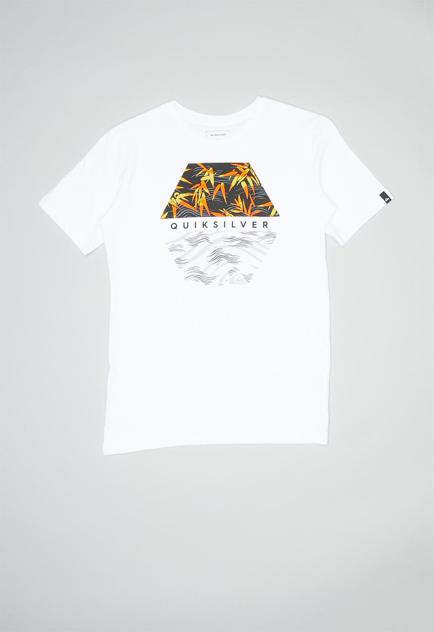 Quiksilver - Bamboo breakfast boy short sleeve tee - white