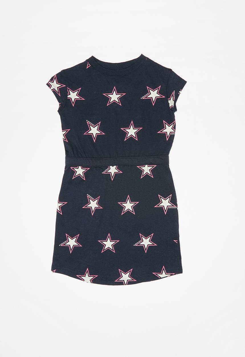 Converse - Converse girls wordmark dress - navy