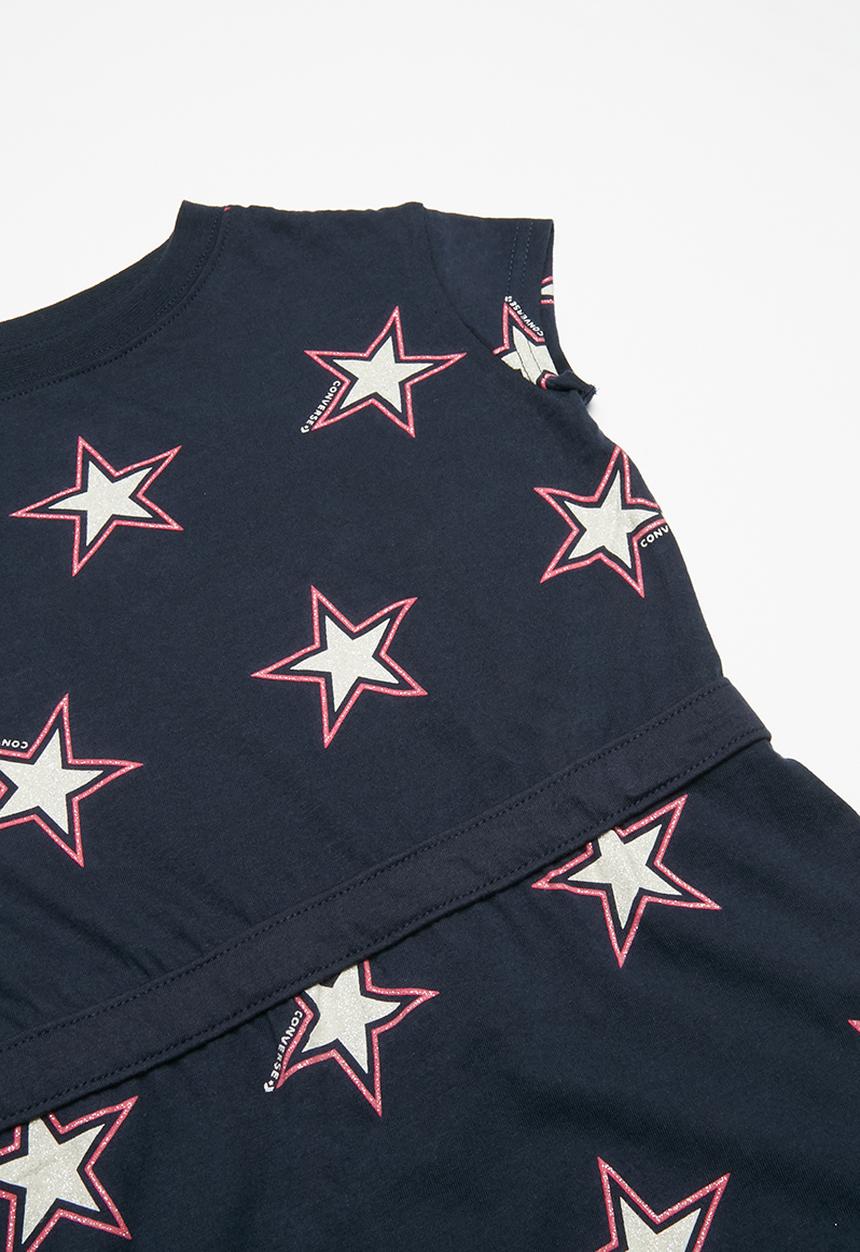 Converse - Converse girls wordmark dress - navy