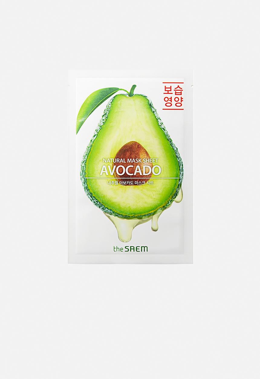 the SAEM - Natural avocado mask sheet
