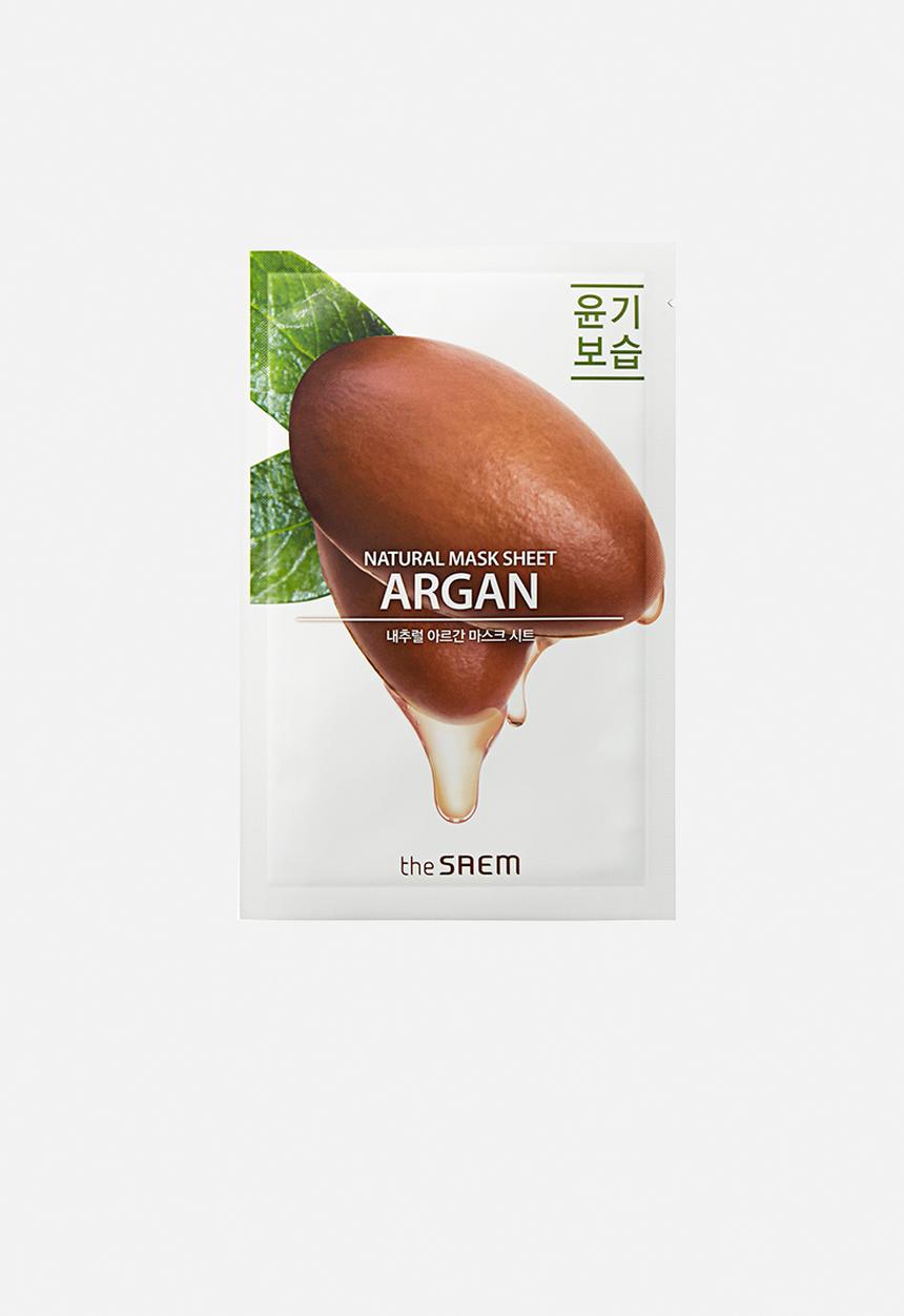 the SAEM - Natural argan mask sheet