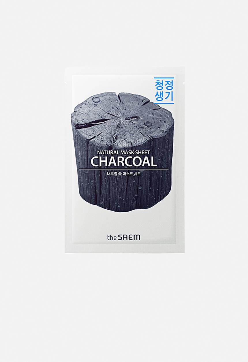 the SAEM - Natural charcoal mask sheet