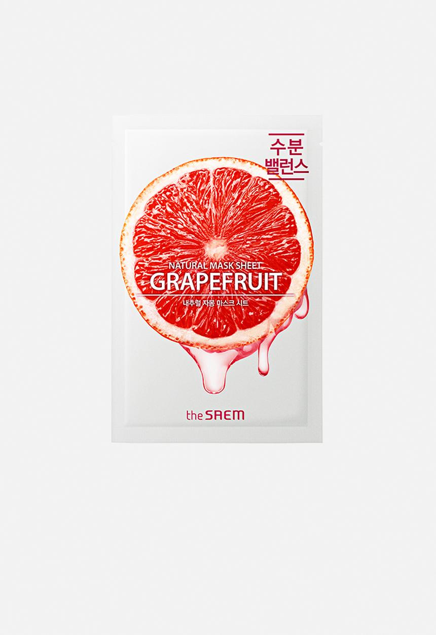 the SAEM - Natural grapefruit mask sheet