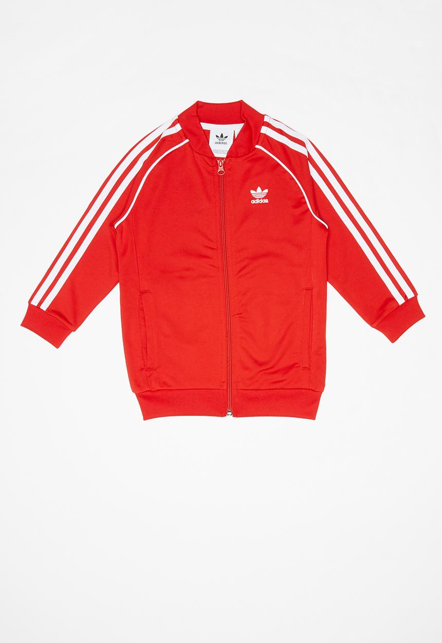 adidas Originals - Superstar top - red & white