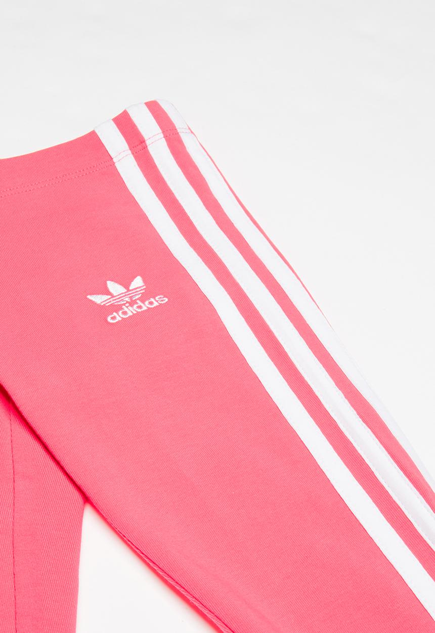adidas Originals - Leggings - pink & white