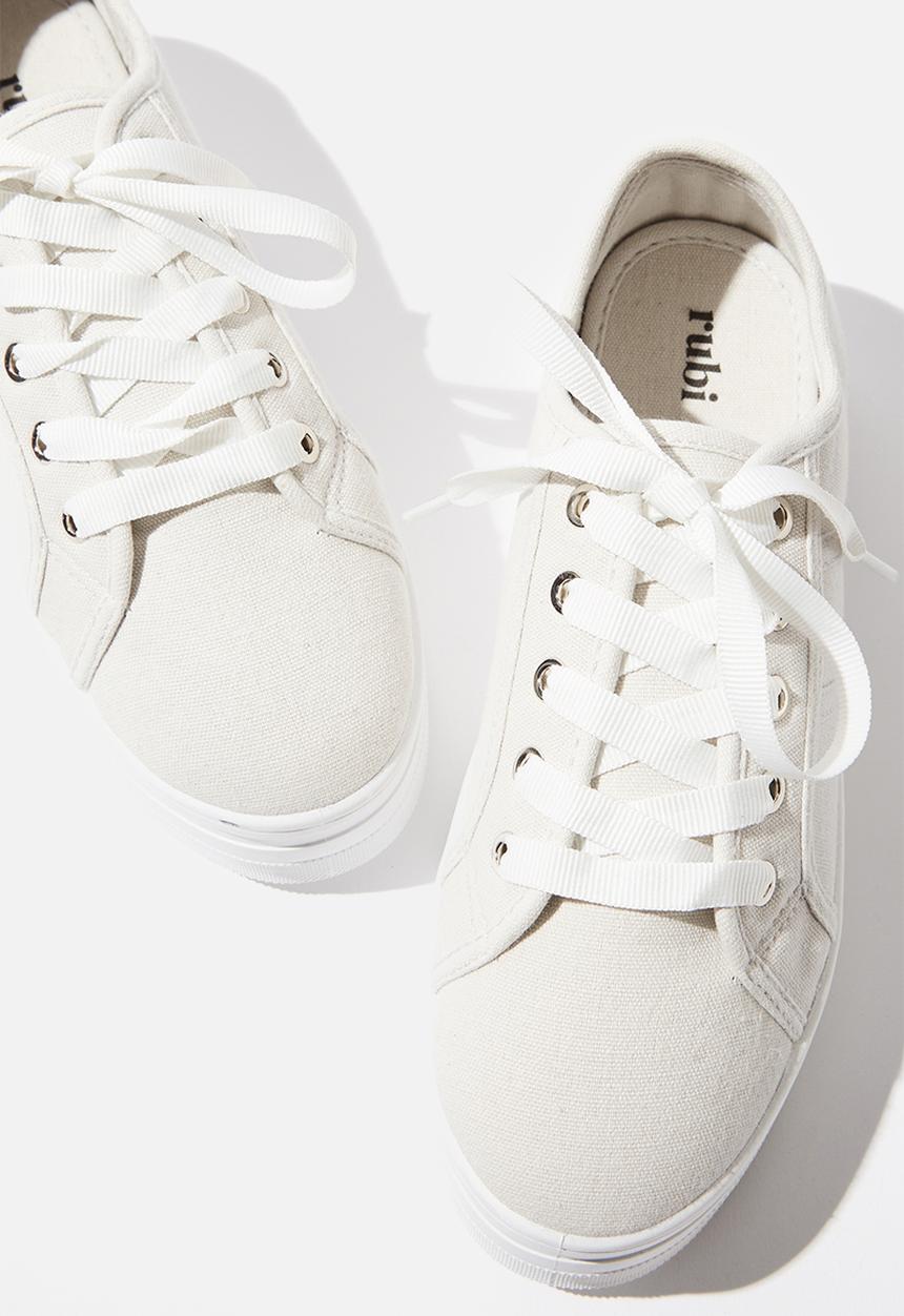Cotton On - Canvas platform sneaker - grey
