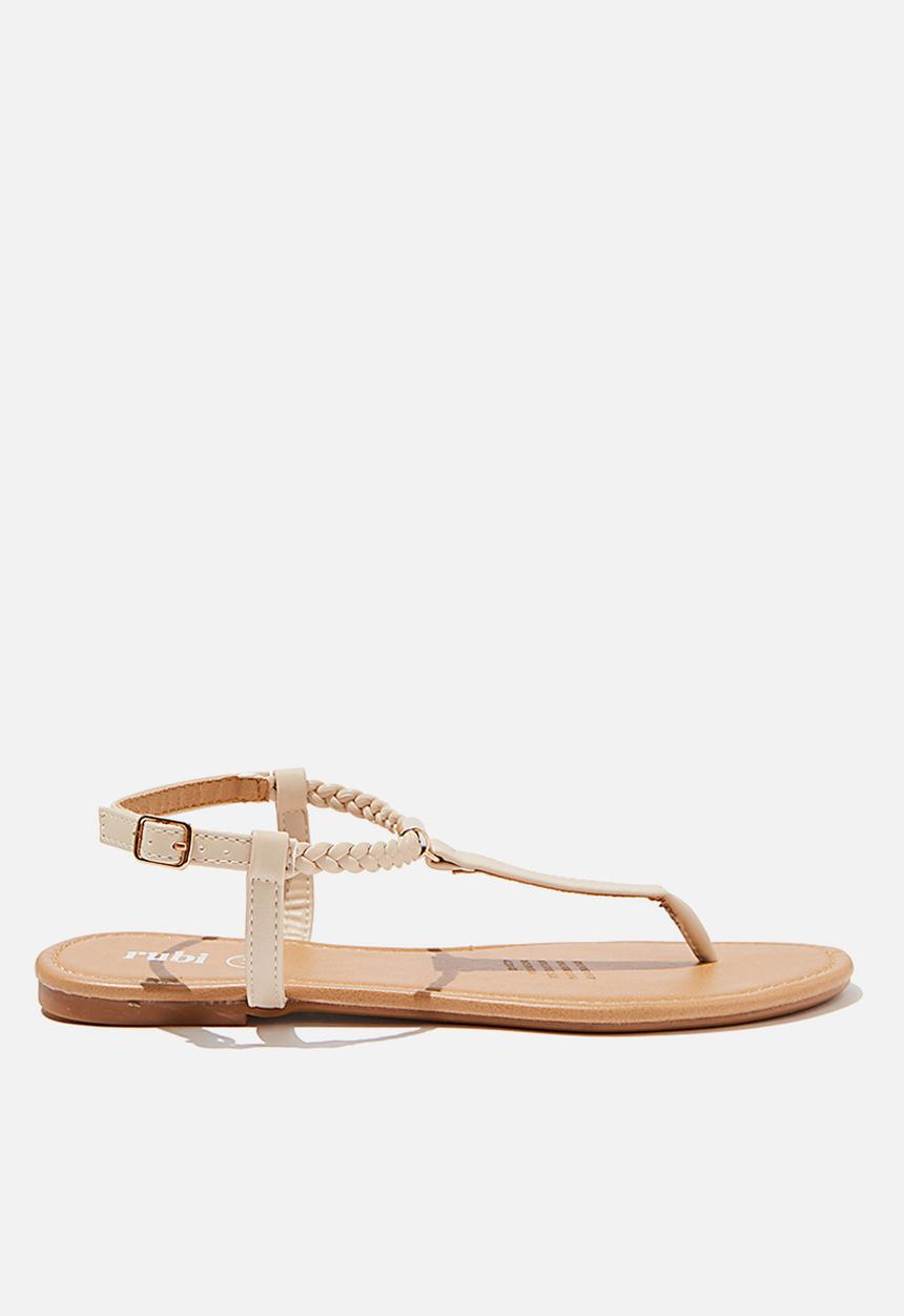 Cotton On - Braided toe post sandals - neutral