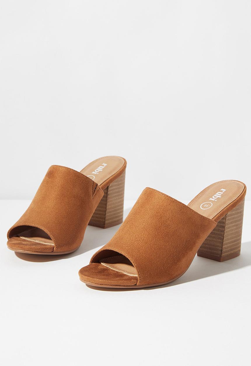Cotton On - Colette heeled mule - tan