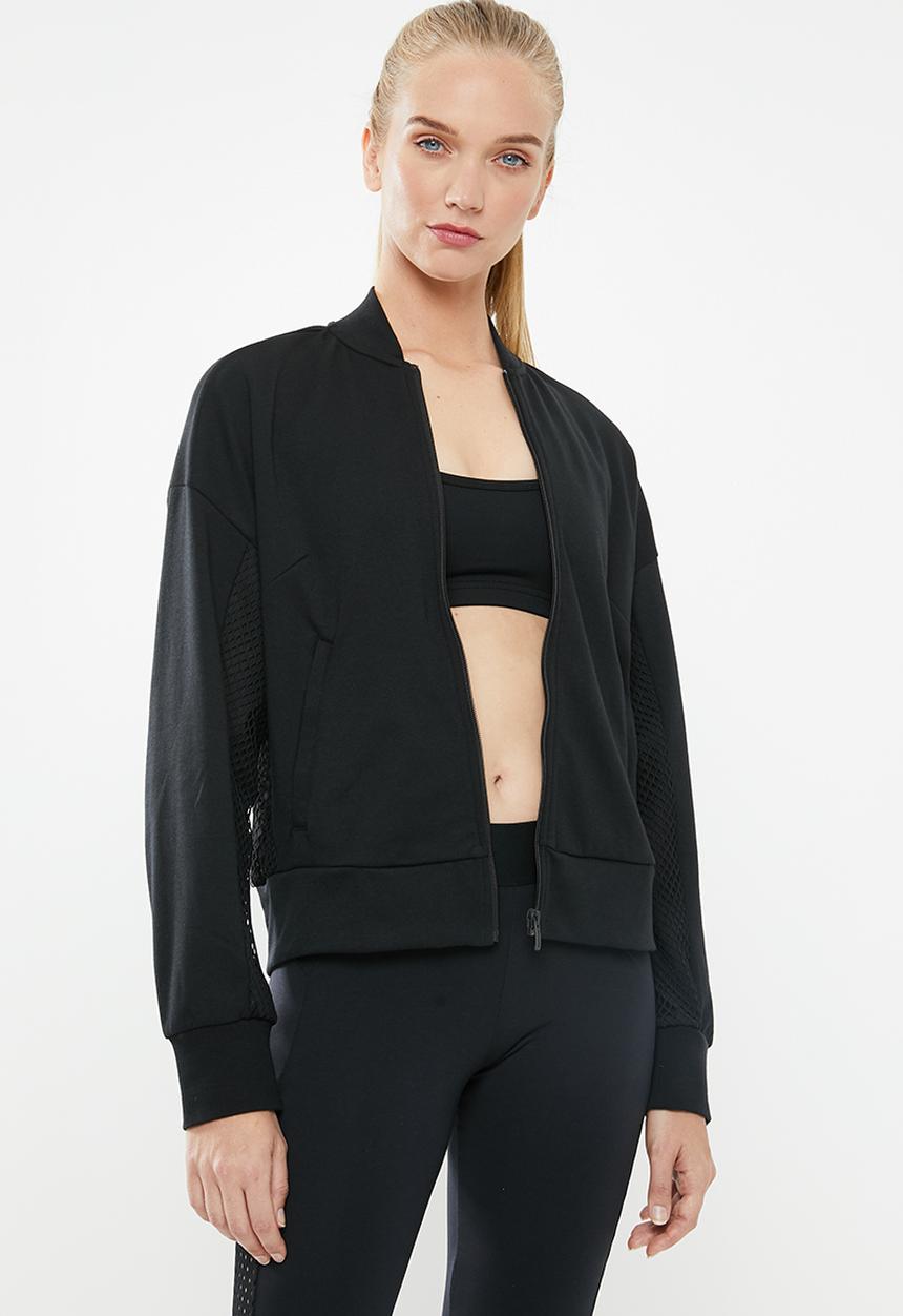 adidas - ID mesh bomb jacket - black