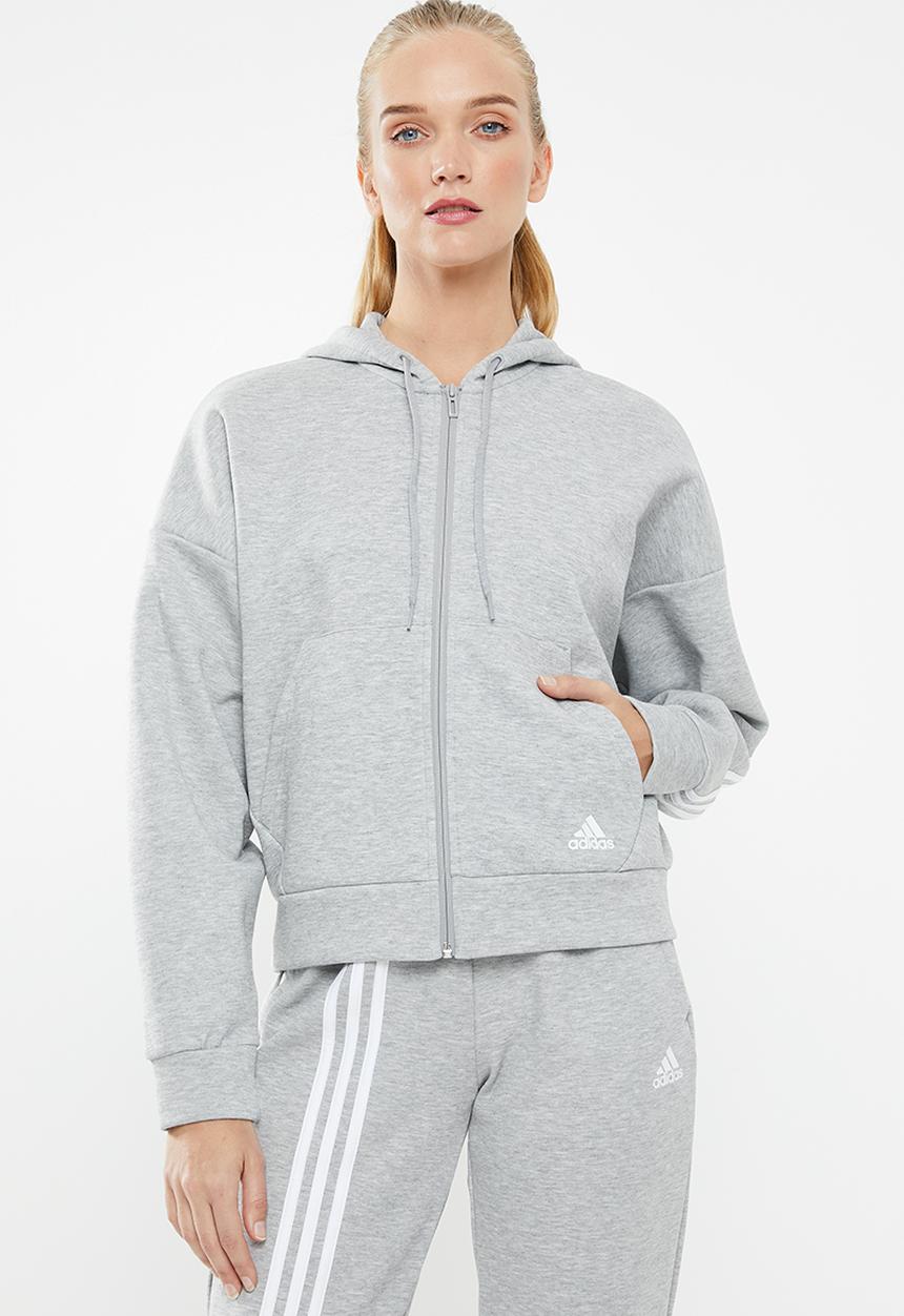 adidas - Must haves 3-stripes hoodie - grey