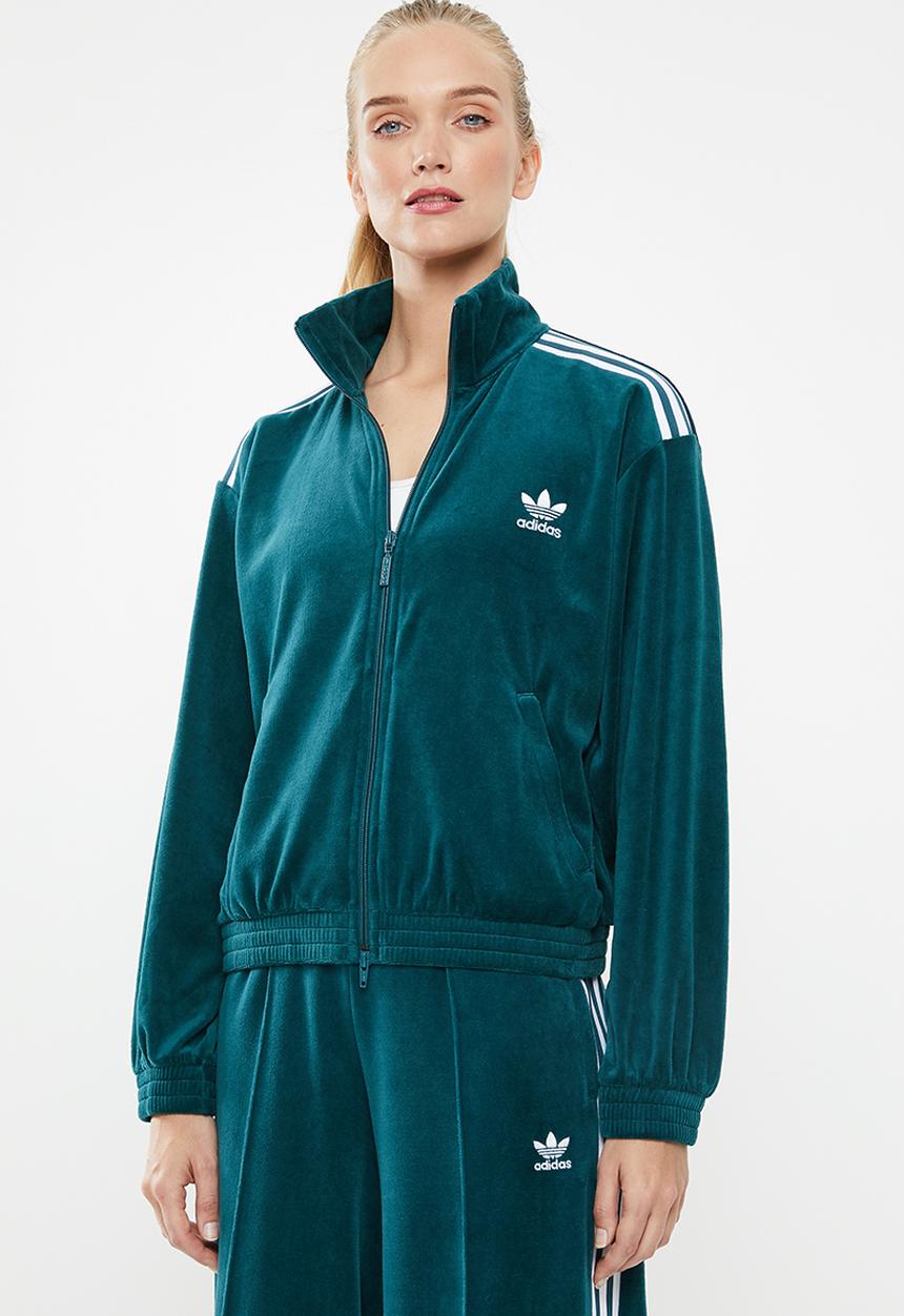 adidas Originals - Lifestyle velvet tracktop - blue