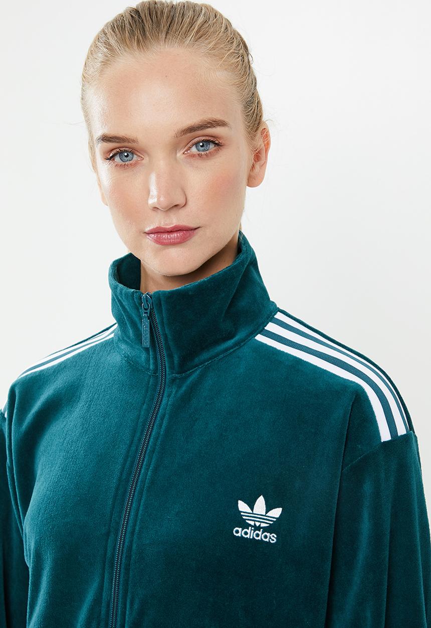 adidas Originals - Lifestyle velvet tracktop - blue