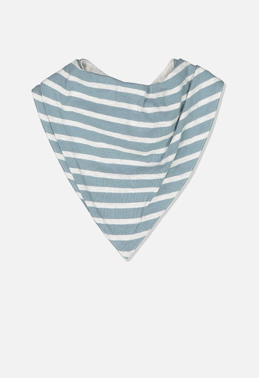 Cotton On - The fabulous stripe deep kerchief bib - blue