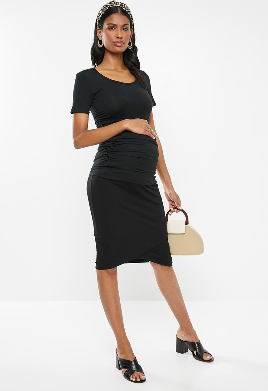 Superbalist - Maternity Tummy bodycon skirt - black