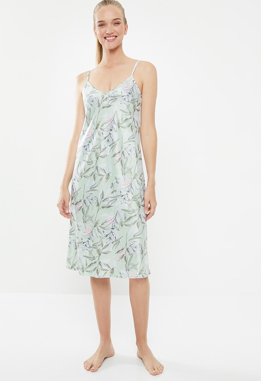 Superbalist - Printed nightie - green