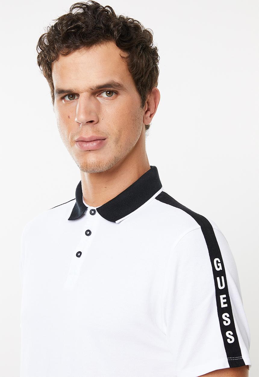 GUESS - Pique tape polo - multi