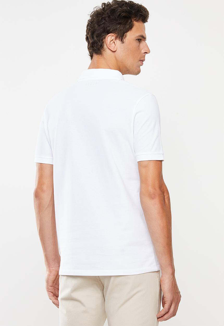 GUESS - Guess classic polo - white