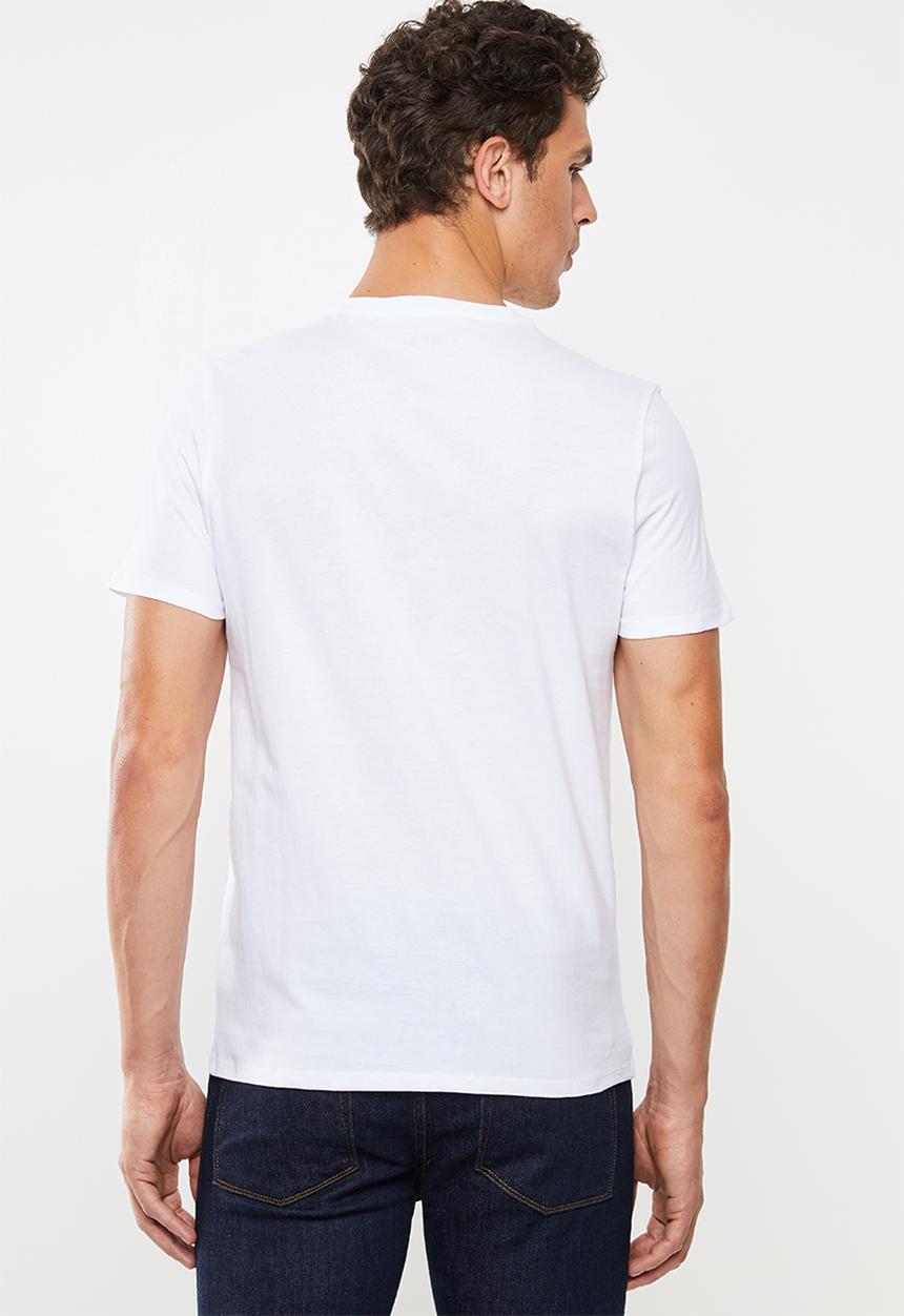 GUESS - Iconic triangle tee - white