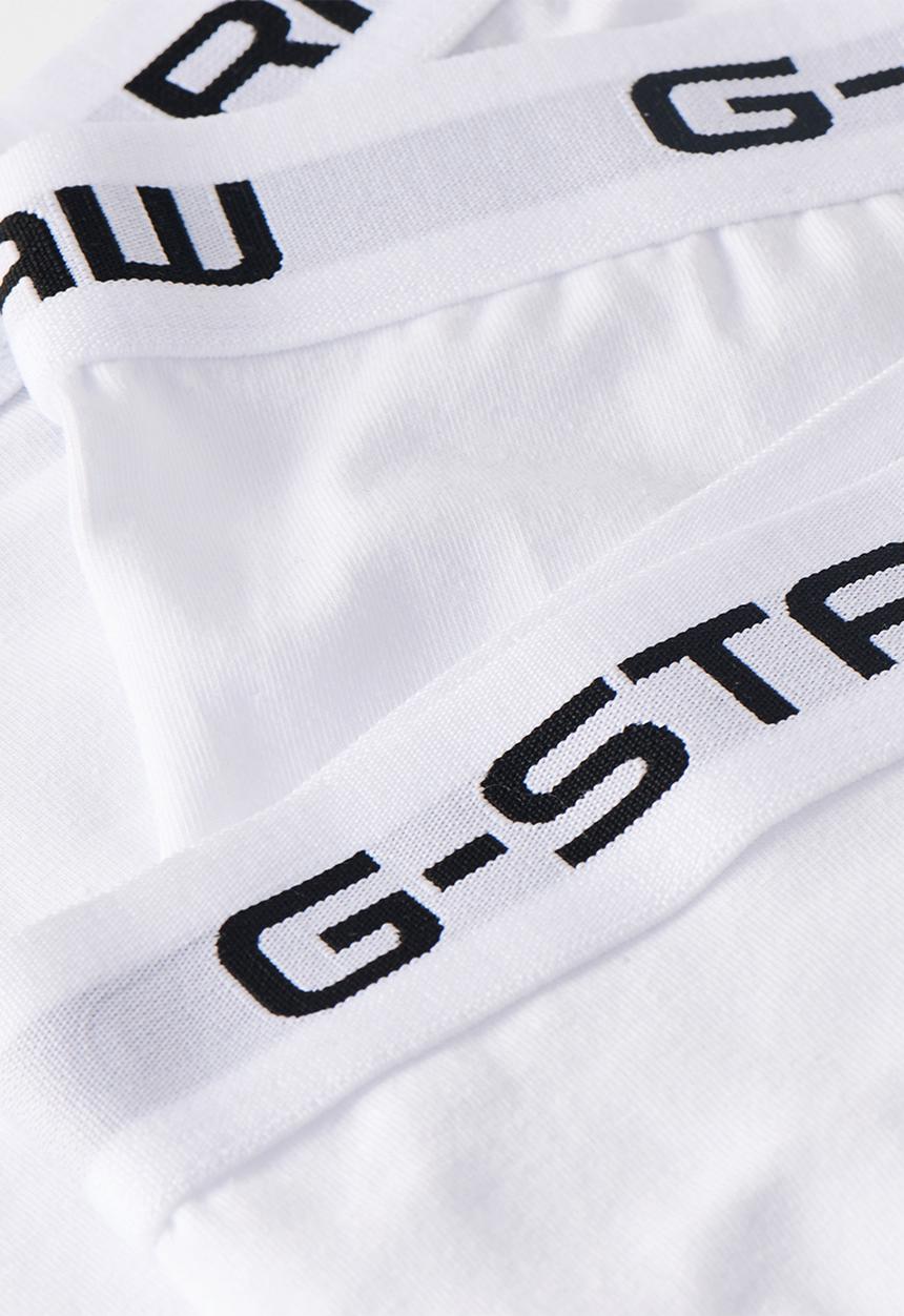 G-STAR - Classic trunk 3 pack - white