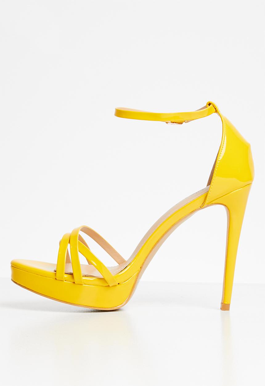 Miss Black - Lerato heel - yellow