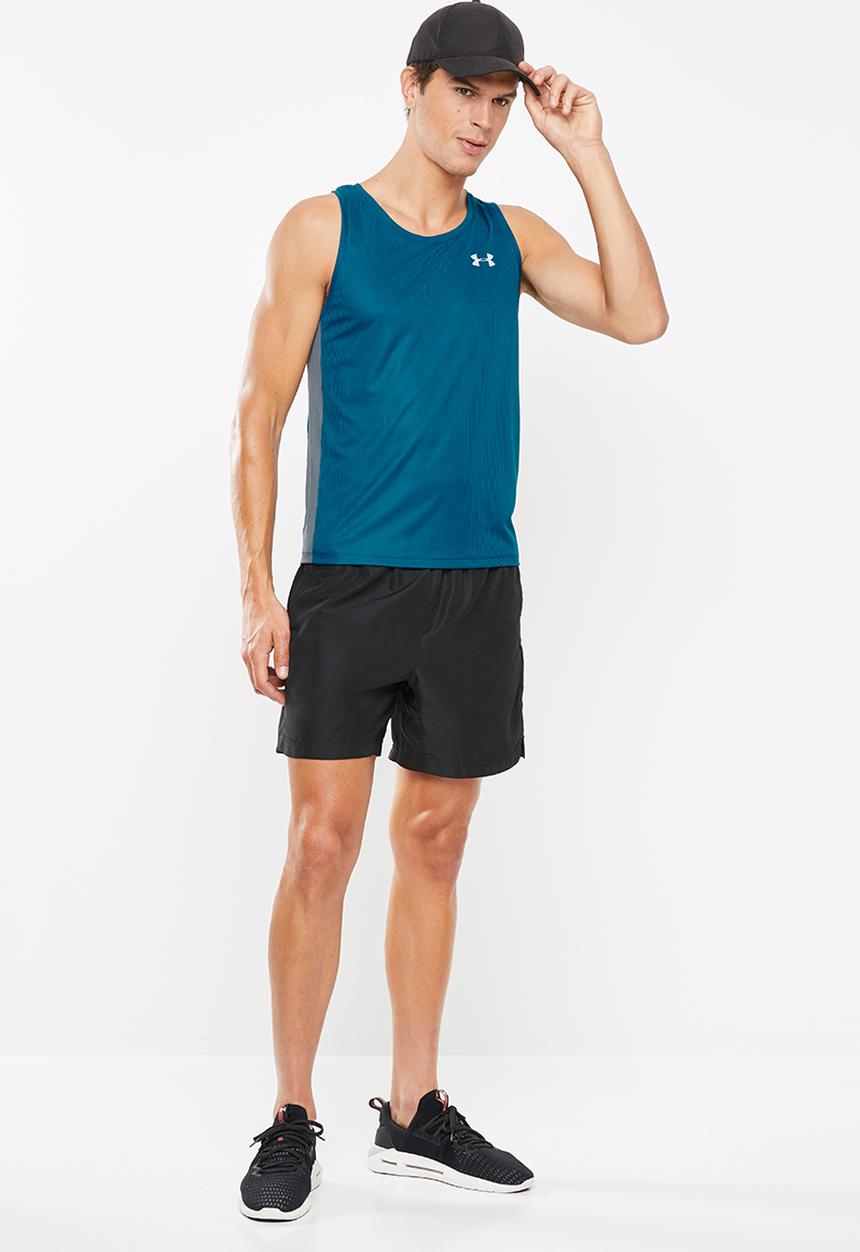 Under Armour - Ua training cotton crew - blue & grey 