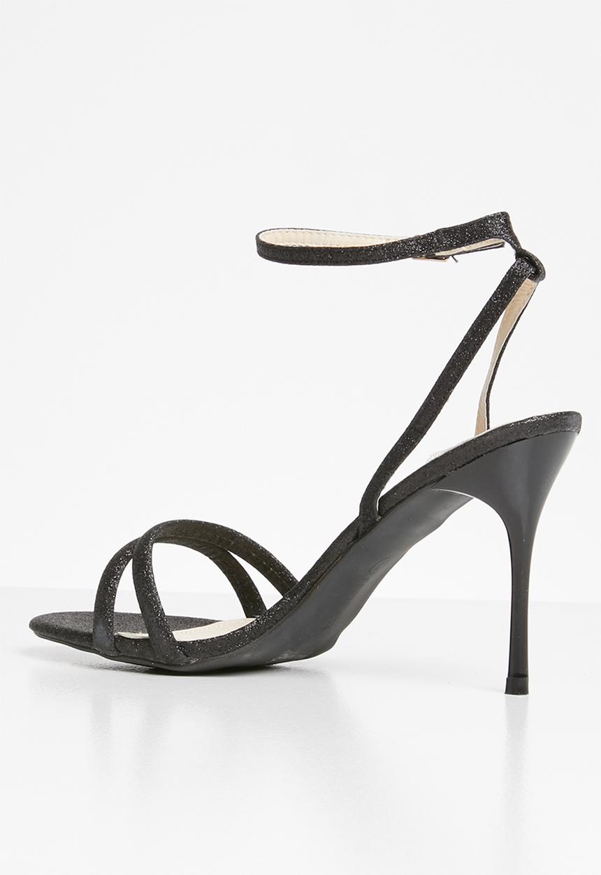 Footwork - Shimmer heel - black