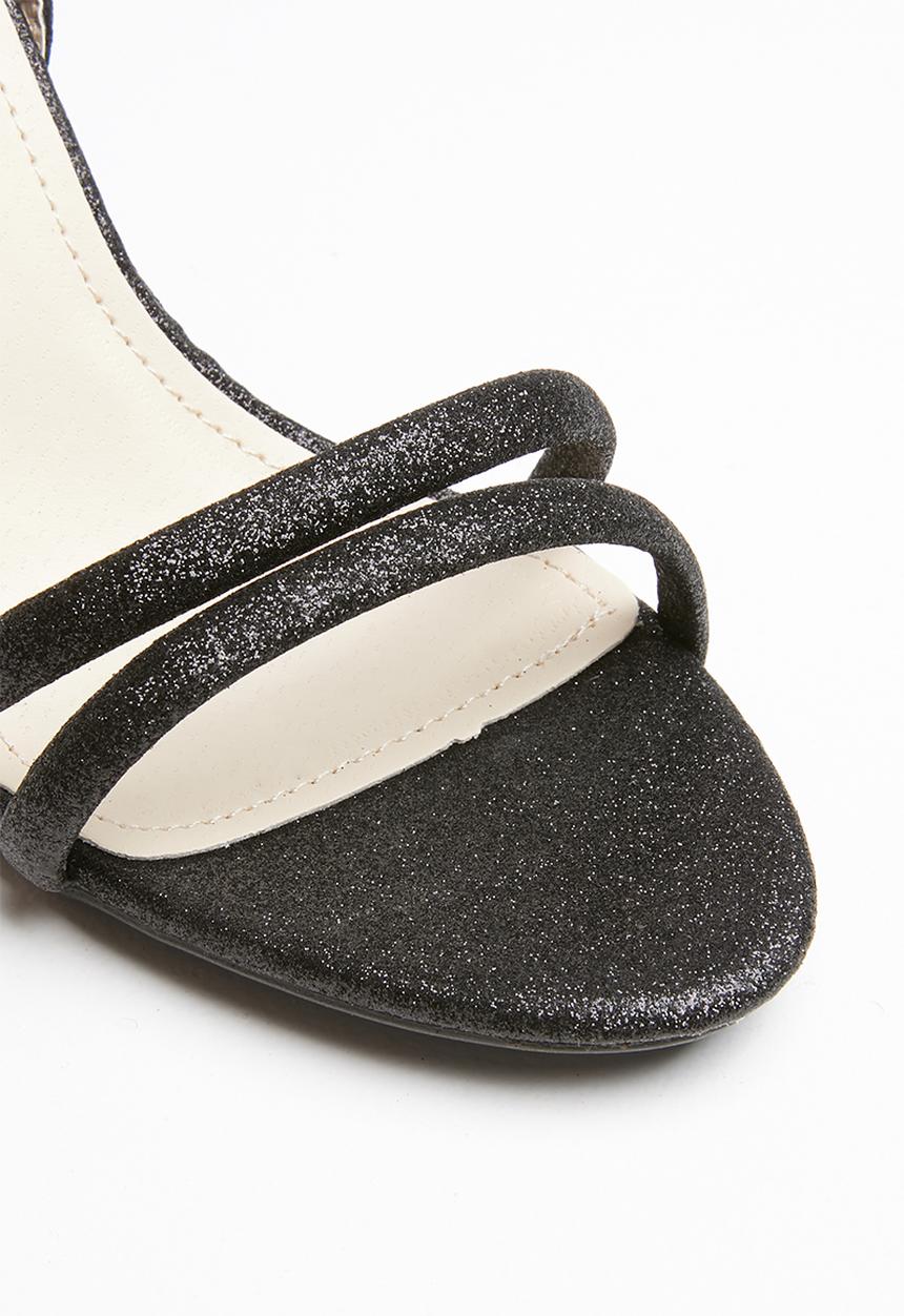 Footwork - Shimmer heel - black
