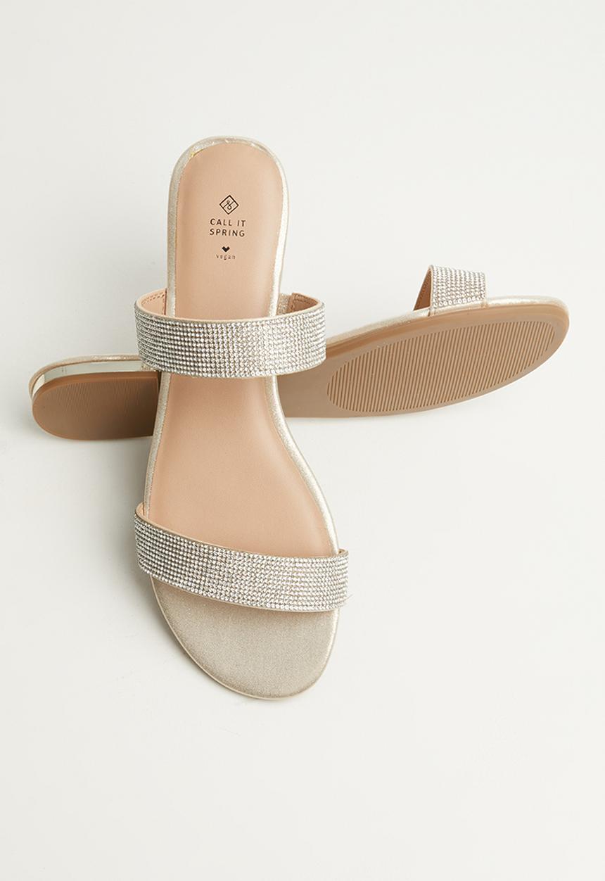 Call It Spring - Rosalia sandal - champagne